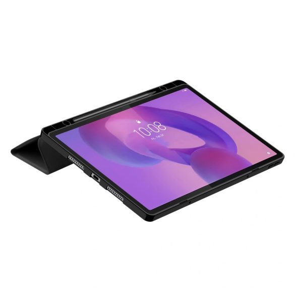 Lenovo Idea Tab Pro (12.7) TB-373, mappa tok, közepesen ütésálló, érintőceruza tartó, érintőceruza nélkül, Trifold, TP SC Pen Holder, fekete