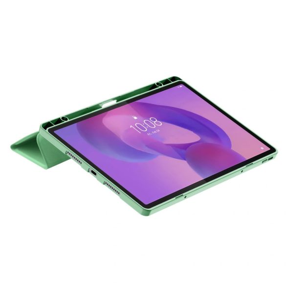 Lenovo Idea Tab Pro (12.7) TB-373, mappa tok, közepesen ütésálló, érintőceruza tartó, érintőceruza nélkül, Trifold, TP SC Pen Holder, zöld