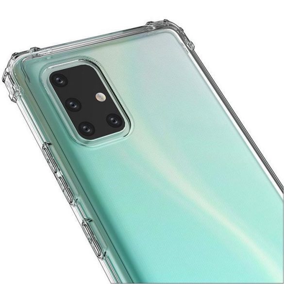 Xiaomi Redmi Turbo 3 / Poco F6, Szilikon tok, légpárnás sarok, Wooze Silicone Armor, átlátszó