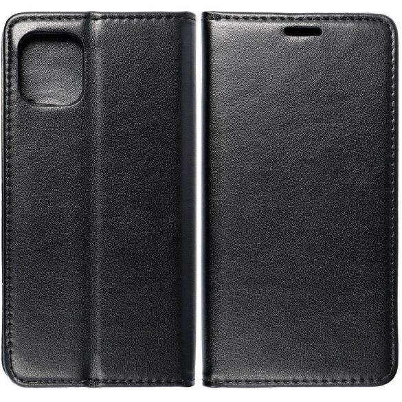 Huawei Honor 400 Lite, Oldalra nyíló tok, stand, Magnet Book, fekete