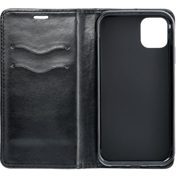 Huawei Honor 400 Lite, Oldalra nyíló tok, stand, Magnet Book, fekete