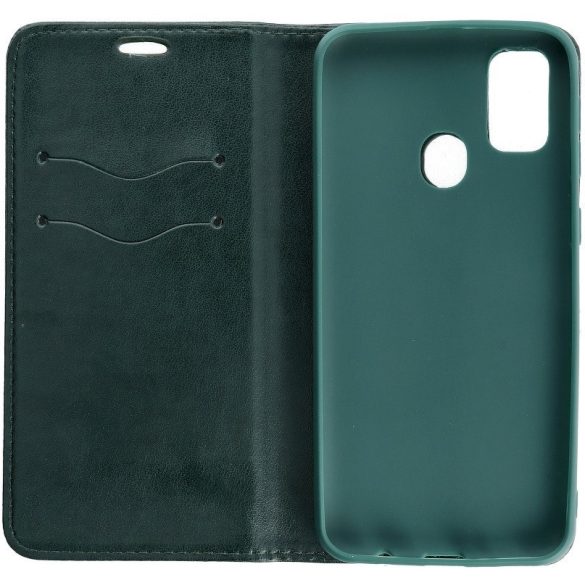 Huawei Honor 400 Lite, Oldalra nyíló tok, stand, Magnet Book, zöld