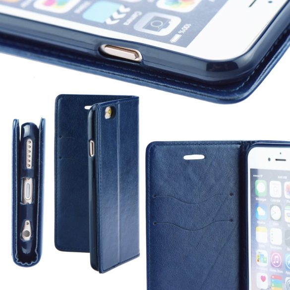 Huawei Honor 400 (Global), Oldalra nyíló tok, stand, Magnet Book, sötétkék