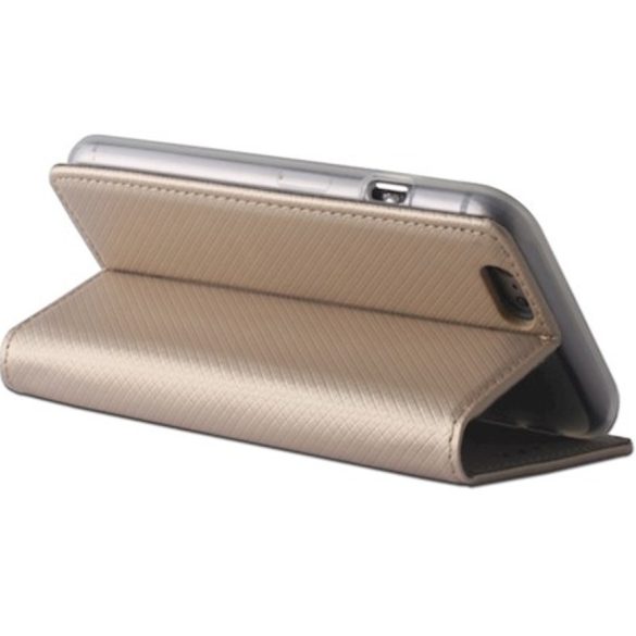 Huawei Honor 400 (Global), Oldalra nyíló tok, stand, Smart Magnet, arany
