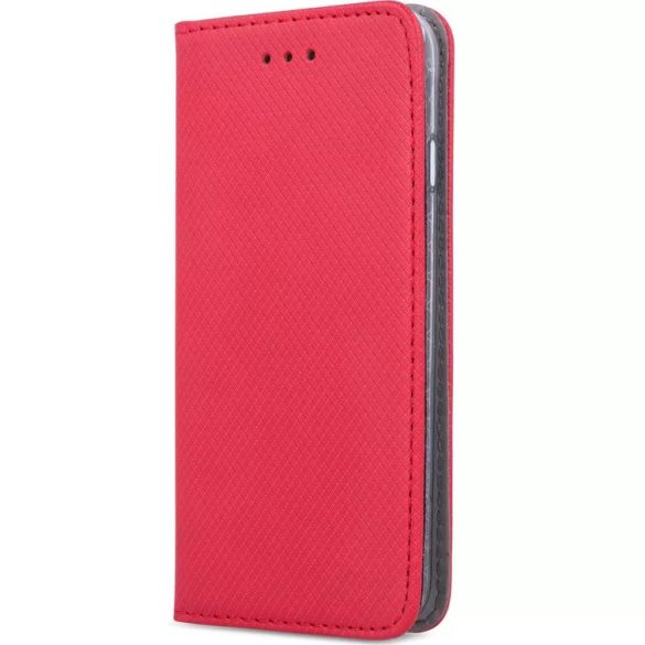 Samsung Galaxy S24 Ultra SM-S928, Oldalra nyíló tok, stand, Smart Magnet, piros