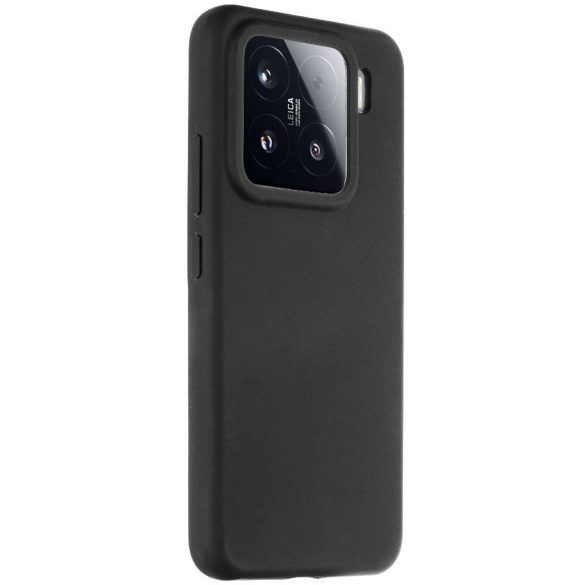 Xiaomi 15, Szilikon tok, mikrofiber plüss belső, Magsafe kompatibilis, Tactical MagForce Velvet Smoothie, fekete