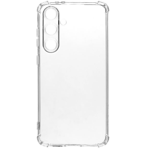 Samsung Galaxy S24 FE SM-S721, Szilikon tok, légpárnás sarok, Tactical TPU Plyo, átlátszó