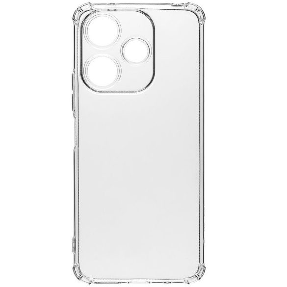 Xiaomi Redmi Note 14S, Szilikon tok, légpárnás sarok, Tactical TPU Plyo, átlátszó