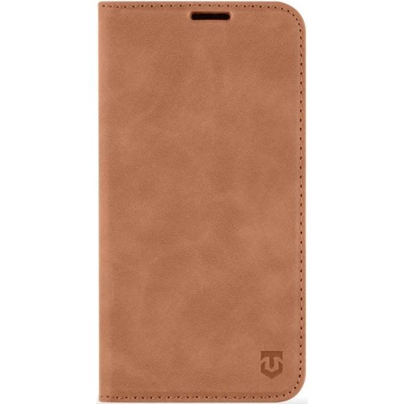Xiaomi Redmi Note 14 Pro Plus 5G (Global), Oldalra nyíló tok, stand, kártyatartóval, Tactical Xproof, barna