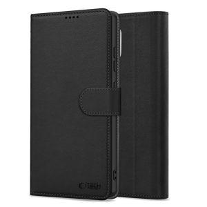 Xiaomi Poco X7 Pro, Oldalra nyíló tok, stand, mágnes csattal, TP Wallett, fekete