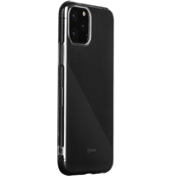 Apple iPhone Air (2025), Szilikon tok, Jelly Case, Roar, átlátszó