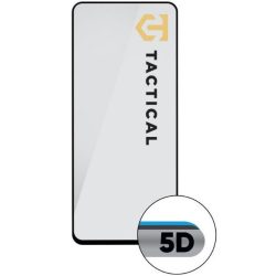   Apple iPhone Air (2025), Kijelzővédő fólia, ütésálló fólia (az íves részre is!), Tempered Glass (edzett üveg), Full Glue, Tactical Glass Shield 5D, fekete