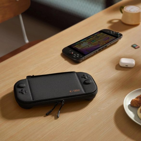 Nintendo Switch 2 tok, fogantyúval, TP Slim Pouch, fekete