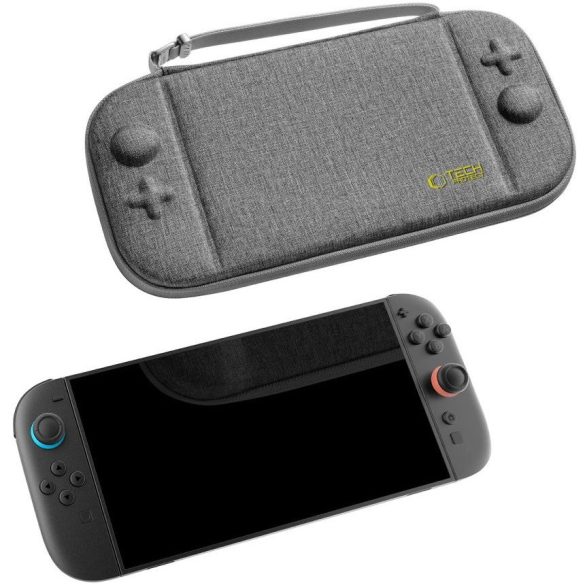 Nintendo Switch 2 tok, fogantyúval, TP Slim Pouch, szürke
