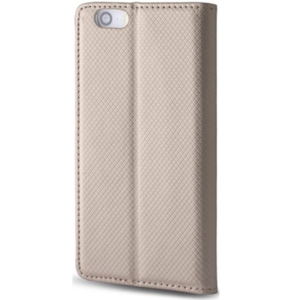 Samsung Galaxy S25 FE SM-S731, Oldalra nyíló tok, stand, Smart Magnet, arany