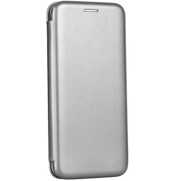 Samsung Galaxy S23 Ultra SM-S918, Oldalra nyíló tok, stand, Forcell Elegance, szürke