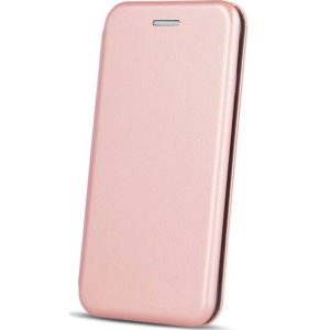 Oppo A78 4G, Oldalra nyíló tok, stand, Forcell Elegance, vörösarany