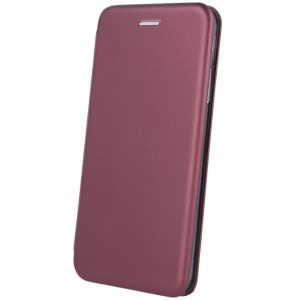 Xiaomi Redmi 13C 4G / Redmi 13C 5G / Poco C65, Oldalra nyíló tok, stand, Forcell Elegance, bordó