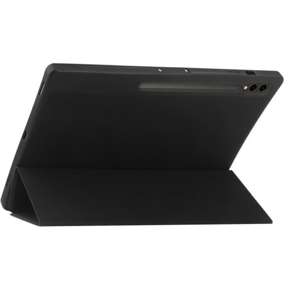 Samsung Galaxy Tab S9 Ultra 14.6 SM-X910 / X916B, mappa tok, közepesen ütésálló, érintőceruza tartóval, Trifold, TP SC Pen, fekete