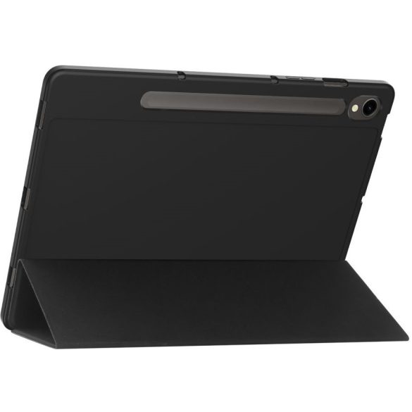 Samsung Galaxy Tab S9 FE (10.9) SM-X510 / X516B, mappa tok, közepesen ütésálló, érintőceruza tartóval, Trifold, TP SC Pen, fekete