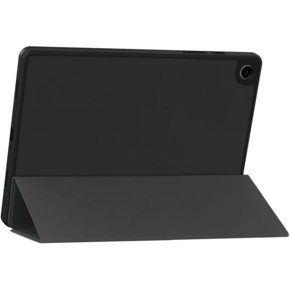 Samsung Galaxy Tab A9 (8.7) SM-X110 / X115, mappa tok, közepesen ütésálló, érintőceruza tartóval, Trifold, TP SC Pen, fekete