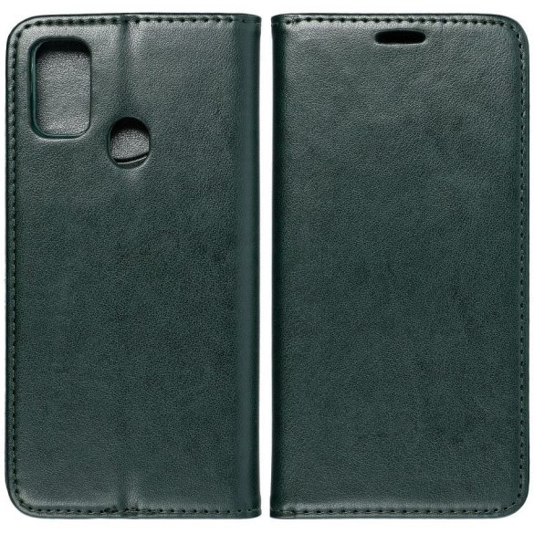 Samsung Galaxy A55 5G SM-A556B, Oldalra nyíló tok, stand, Magnet Book, zöld