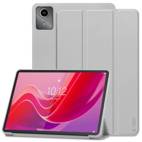 Lenovo Tab M11 (11.0) TB-330, mappa tok, Trifold, szürke