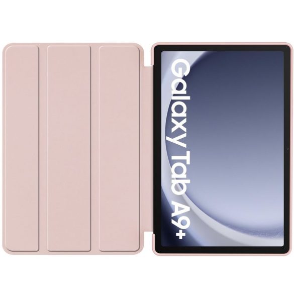 Samsung Galaxy Tab A9 Plus (11.0) SM-X210 / X215 / X216B, mappa tok, márvány minta, Trifold, lila/színes