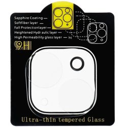   Samsung Galaxy A16 4G / A16 5G SM-A165F / A166B, Kamera lencsevédő fólia, ütésálló fólia, Tempered Glass (edzett üveg), 5D Full Glue, fekete