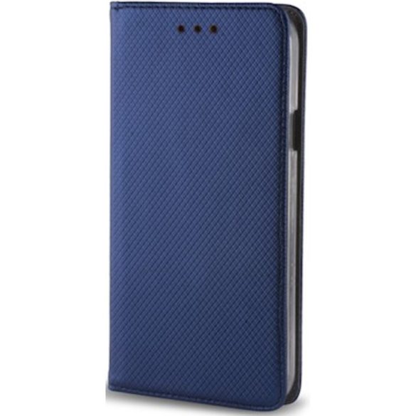 Xiaomi Redmi Note 14 Pro 5G (Global), Oldalra nyíló tok, stand, Smart Magnet, sötétkék