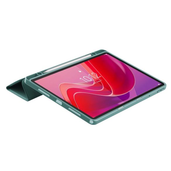 Lenovo Tab M11 (11.0) TB-330, mappa tok, közepesen ütésálló, érintőceruza tartó, érintőceruza nélkül, Trifold, TP SC Pen Holder, zöld