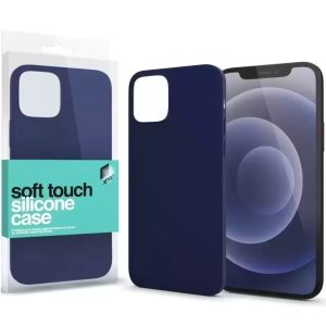 Apple iPhone 11 Pro Max, Szilikon tok, Xprotector Soft Touch, sötétkék