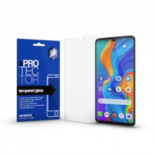 Huawei P40 Lite, Kijelzővédő fólia, ütésálló fólia (az íves részre NEM hajlik rá!), Tempered Glass (edzett üveg), 0.33, Xprotector, Clear