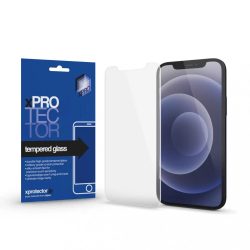   Apple iPhone 12 / 12 Pro, Kijelzővédő fólia, ütésálló fólia (az íves részre NEM hajlik rá!), Tempered Glass (edzett üveg), 0.33, Xprotector, Clear
