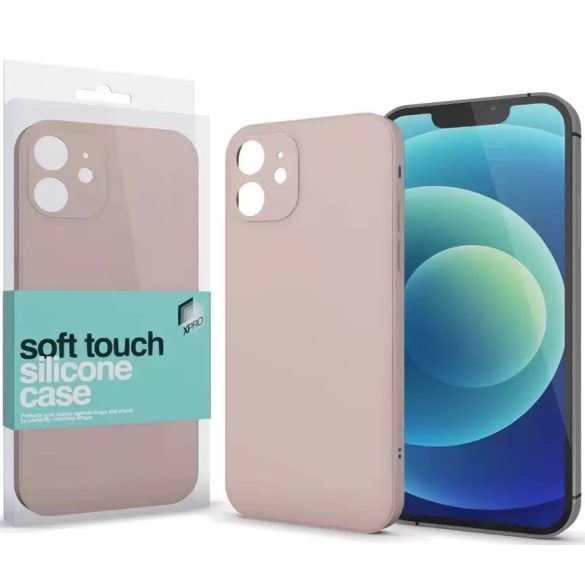 Apple iPhone 7 / 8 / SE (2020) / SE (2022), Szilikon tok, Xprotector Soft Touch Slim, púder-pink