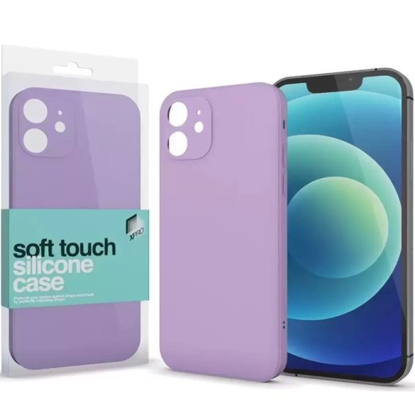 Apple iPhone X / XS, Szilikon tok, Xprotector Soft Touch Slim, lila