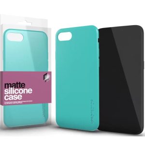 Apple iPhone 13 Pro, Szilikon tok, ultravékony, matt, Xprotector Matte, menta