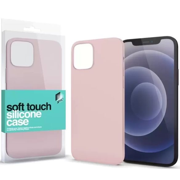 Apple iPhone 13 Mini, Szilikon tok, Xprotector Soft Touch, rózsaszín
