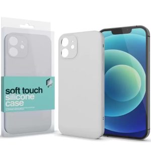 Xiaomi Redmi 9, Szilikon tok, Xprotector Soft Touch Slim, tört-fehér