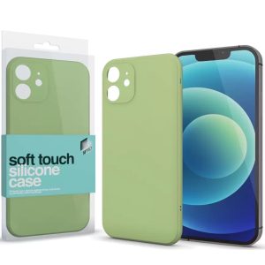 Samsung Galaxy A73 5G SM-A736B, Szilikon tok, Xprotector Soft Touch Slim, világoszöld