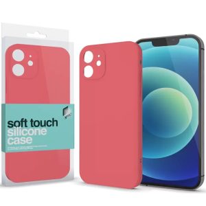 Xiaomi Redmi Note 11 / Note 11S, Szilikon tok, Xprotector Soft Touch Slim, sötét-pink