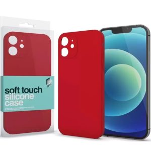 Xiaomi Redmi Note 11 / Note 11S, Szilikon tok, Xprotector Soft Touch Slim, piros