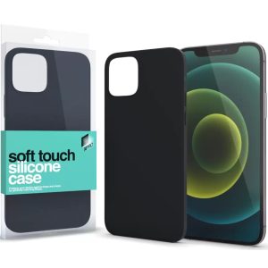 Apple iPhone 14, Szilikon tok, Xprotector Soft Touch, fekete