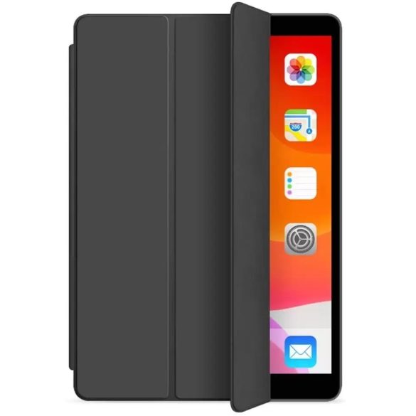 Apple iPad 10.9 (2022), mappa tok, kemény hátlapos, szilikon védőéllel, Smart Case, Xprotector Smart Book Flip, fekete
