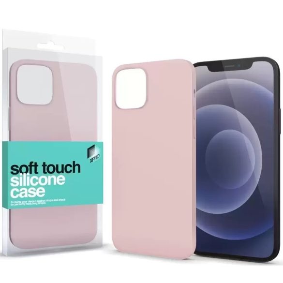 Apple iPhone 15 Plus, Szilikon tok, Xprotector Soft Touch, rózsaszín