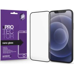   Samsung Galaxy A05s SM-A057F, Kijelzővédő fólia, ütésálló fólia (az íves részre is!), Tempered Glass (edzett üveg), Xprotector Nano Glass, fekete