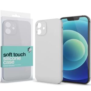 Samsung Galaxy A55 5G SM-A556B, Szilikon tok, Xprotector Soft Touch Slim, tört-fehér