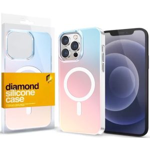 Samsung Galaxy S25 SM-S931, Műanyag hátlap védőtok + szilikon keret, közepesen ütésálló, színváltós, Magsafe töltővel kompatibilis, Xprotector Supernova Magsafe, színes