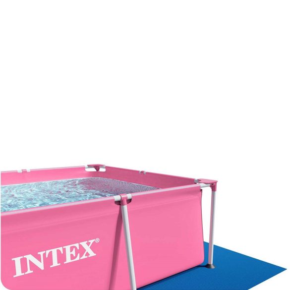 INTEX Metal medence 220 x 150 x 60 cm, rózsaszín (28266)