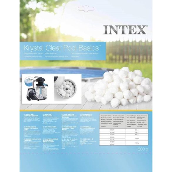 INTEX szűrőgolyó, szűrőtöltet, 0.5 kg (29045)